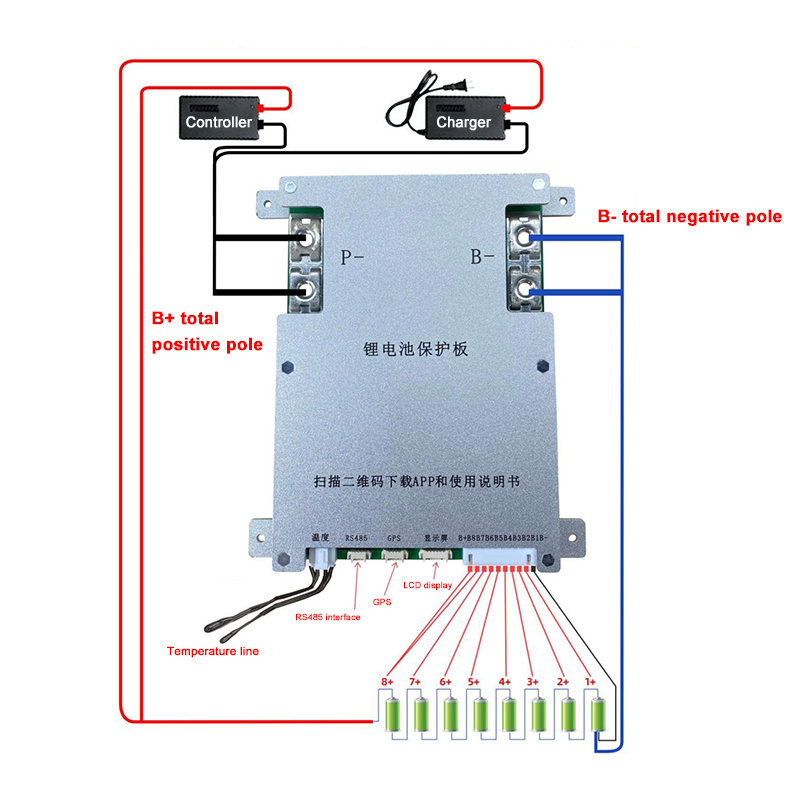 heltec-4-8s-smart-bms-wiring-chithunzi